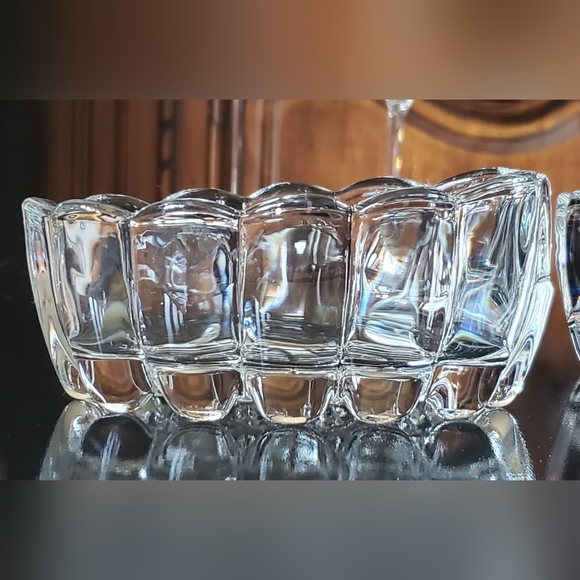 (2) Crystal Spoon Holders "438" by Princess House - Picture 10 of 11